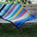 Vintage Handmade Striped Crocheted Medium Weight Wool Afghan Coverlet Throw Blanket