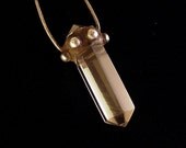 Bohemian Crystal Point mixed metal pendant necklace from the Alchemic Collection by Laura Beth Love