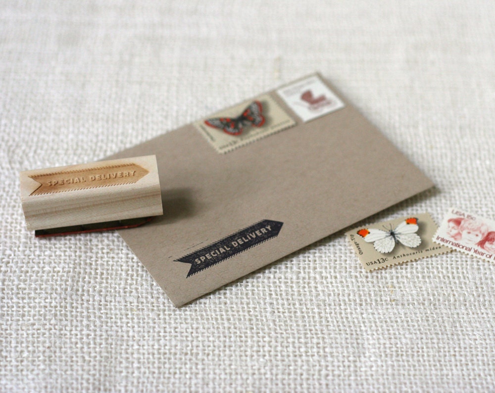 Rubber Stamp - Special Delivery