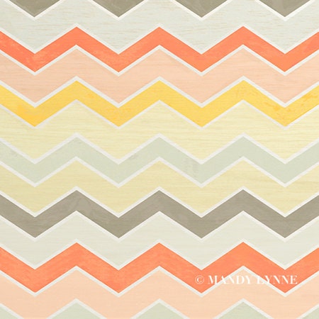 Chevron - 8"x8" art print