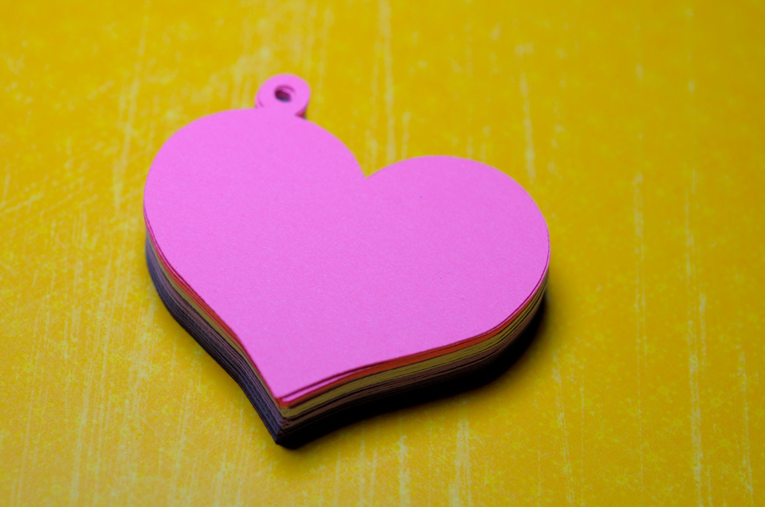 50 Paper Tags: Assorted Sweetheart Gift Tags 2.5" x 2.25"