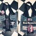 Kissin' Bombs frayed patched denim vest