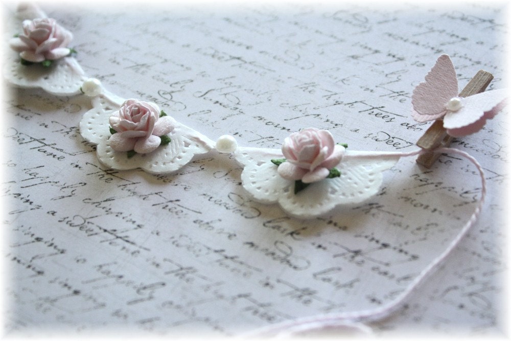 Shabby Chic Banner for Scrapbooking or Cardmaking