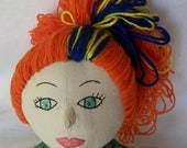 Greta Doll with Orange and Blue Hair