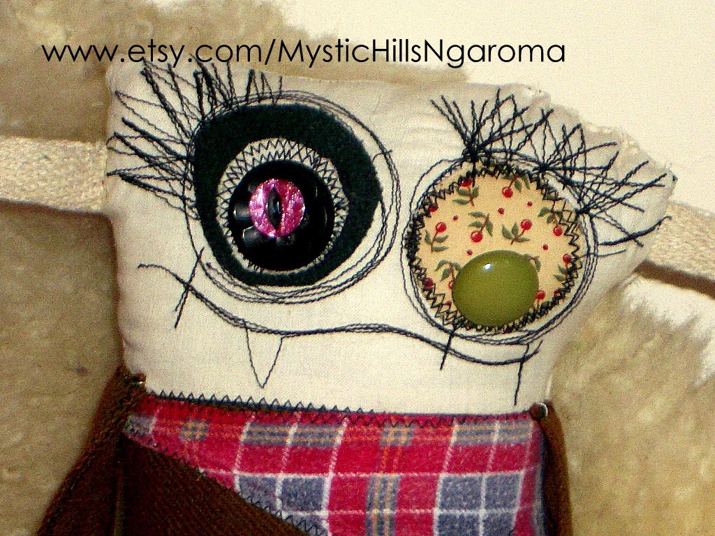 Halloween Rag Doll-  Mad Mungo the Monster