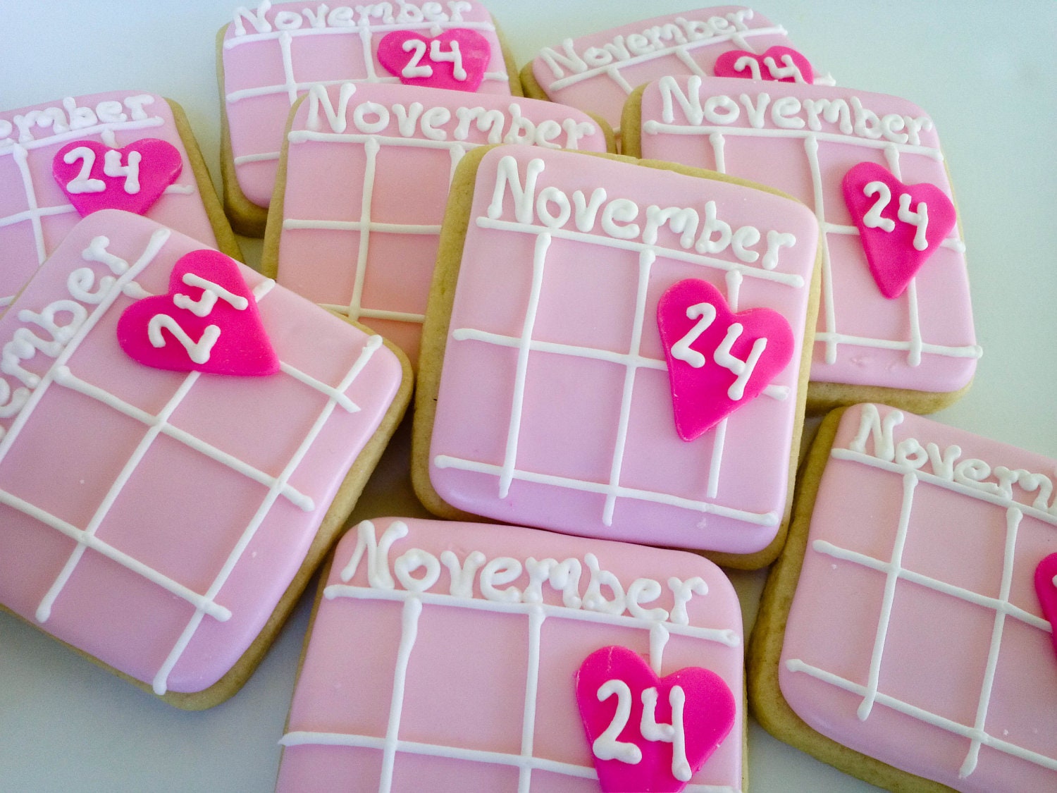 Calendar Sugar Cookies- 1 Dozen Il_570xn