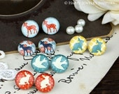 10pcs 12mm (MGC07) Handmade Photo Glass Cabochon