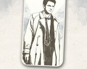 Iphone 4 / 4s hard or rubber case CASTIEL , Supernatural, Cas