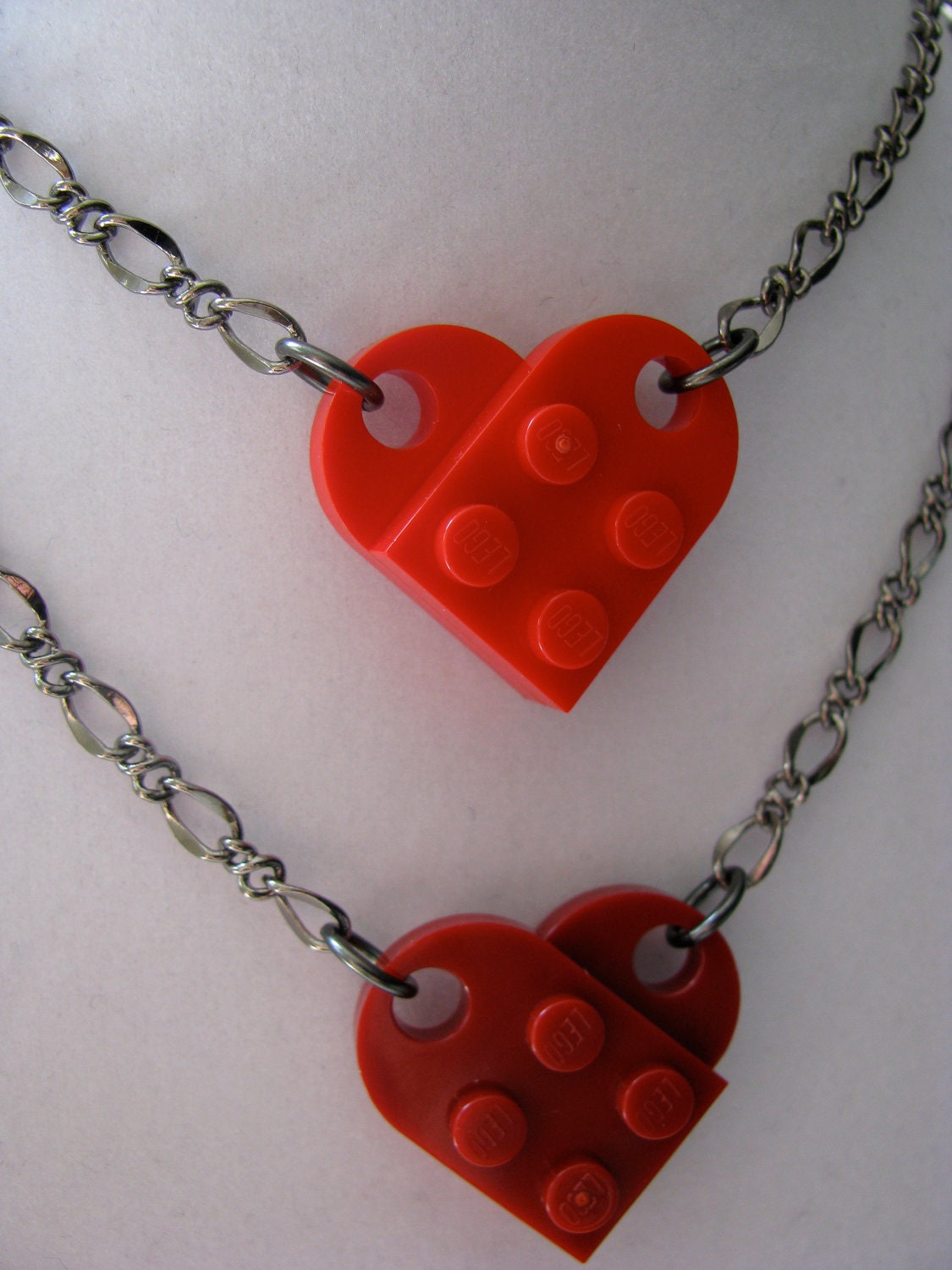 Red or Dark Red Brick Necklace (Choose One Color)
