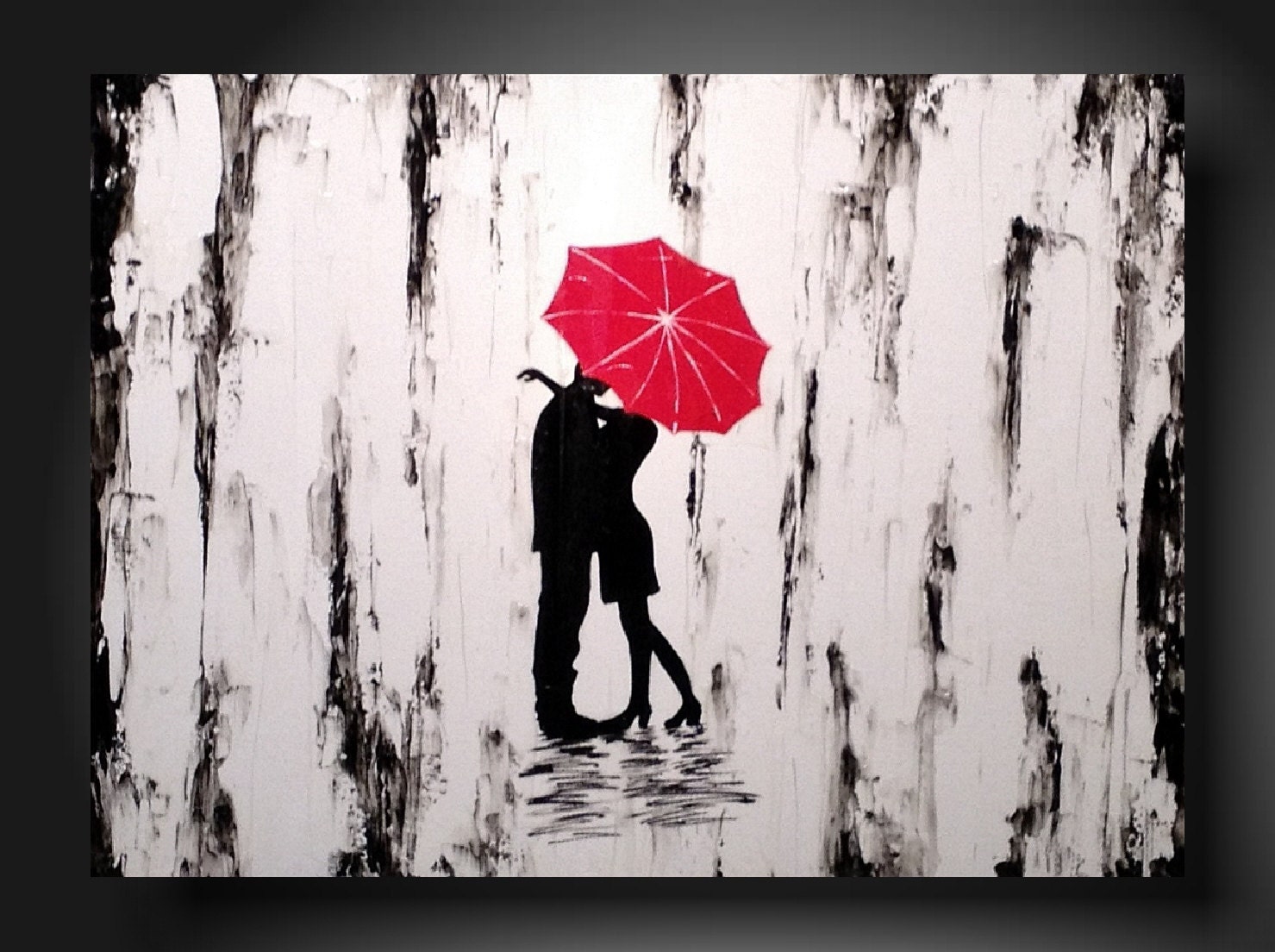 Art original Abstract painting JMJARTSTUDIO Original Painting 18 X 24 Inches-------Secretly --------Textured