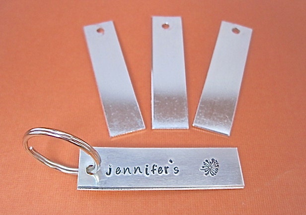 Keyed- 2 inch aluminum keychain custom made for you