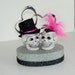 Day of the Dead ,Skulls, Wedding Cake Topper for Anne-Marie