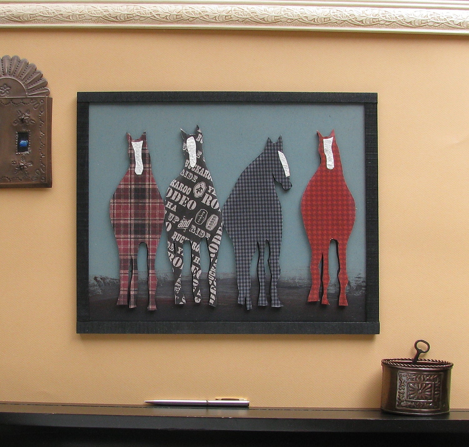 wall art - Mares 4 Sale - mixed media