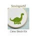 Dinosaur Cross Stitch Kit