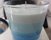 OMBRE NAUTICAL Soy candle in tapered tumbler jar - 60hr burn