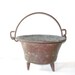 Copper Pot. Antique Cauldron. Rustic Copper Prim Farmhouse