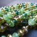 Tiaria Crystal Mixes Mint Julep Faceted Rondell Beads 8 x 5mm(Item Number ZMX-16-01)