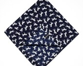 Pomp & Ceremony Japanese cotton jumping horse print pocket square handkerchief