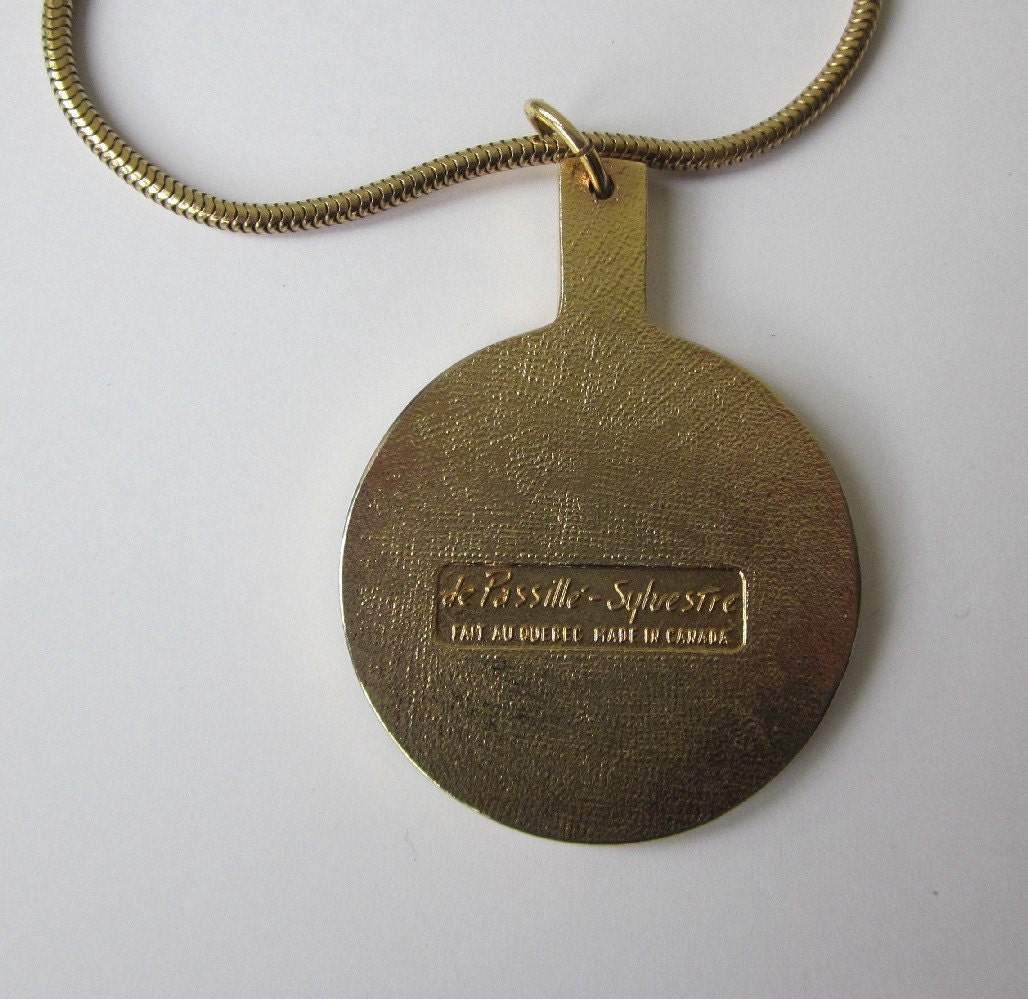De Passille-Sylvestre Enamel Pendant - Vintage