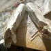 reserved 19th century bridal shoes for display or prop