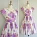 r e s e r v e d...50s vintage dress / 1950s full skirt cotton dress / All Things Pretty