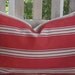 Special Listing for Julia - 4 Red Stripe Outdoor 12 X 18 inch Accent Throw Pillow Covers