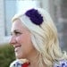 Shabby Chic Headband in Dark Royal Purple for Adults and Girls