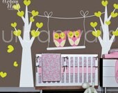 Vinyl Wall Sticker Decal Art - Night Owls