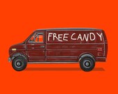 Free Candy Van