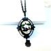 Dragonfly Necklace - Victorian Style - Dragonfly Jewelry - Dark Metal, Flying Insects