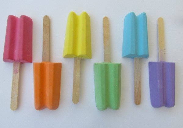Classic Twin Popsicle Chalk: Set of Six
