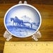 Royal Copenhagen Butter Pat, Faiance Landmanden, Wall Hanging, Butterpat, Tip Tray, Pin Dish, Blue Country Scene with Horses