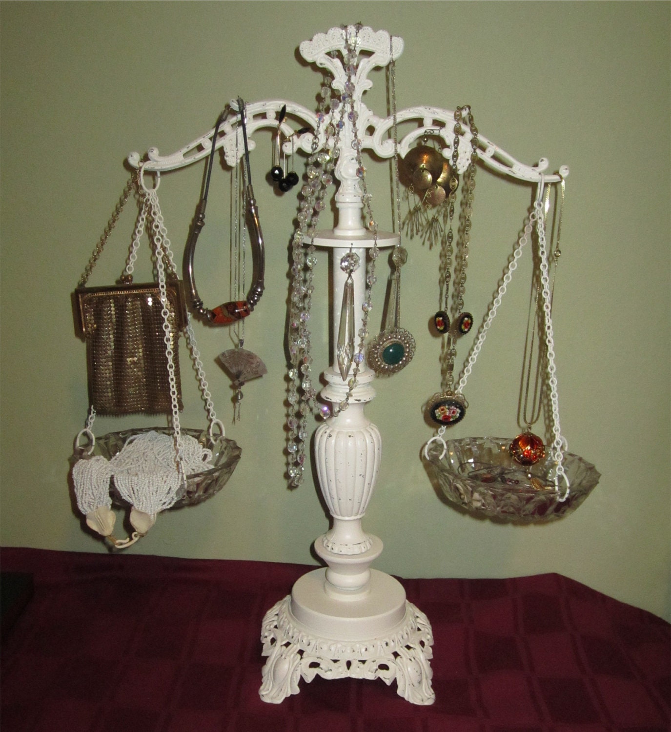 BALANCE SCALE Home Decor Candle Holder - Object Holder - Jewelry Display Holder
