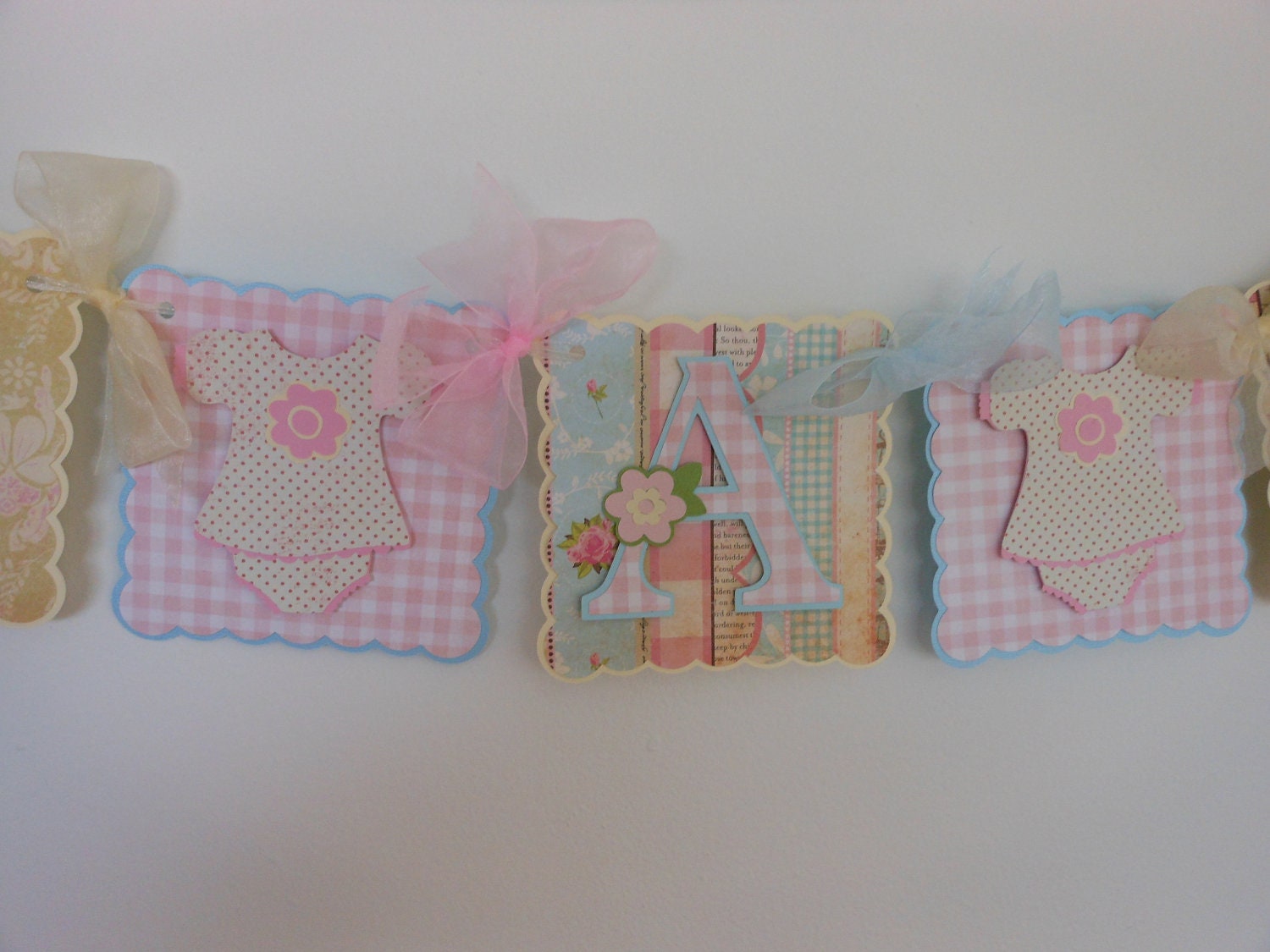 Baby Shower- Vintage It's A Girl Baby Shower Banner Il_170x135