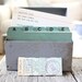 Vintage Metal Address File, Address Box, Recipe Box, Office Decor, Ephemera