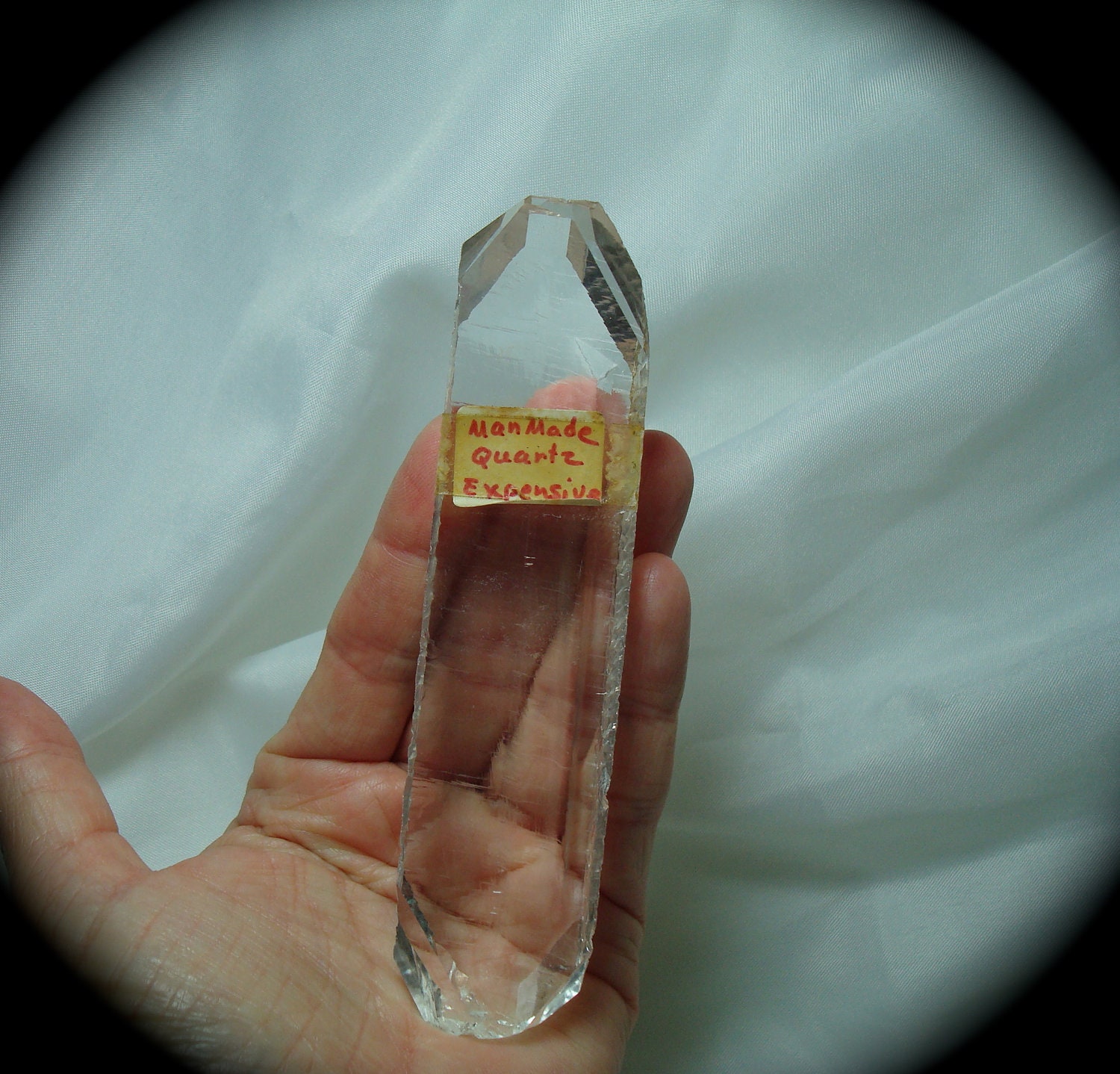 1970 Man Made Quartz Crystal. by ohthatoldthing on Etsy