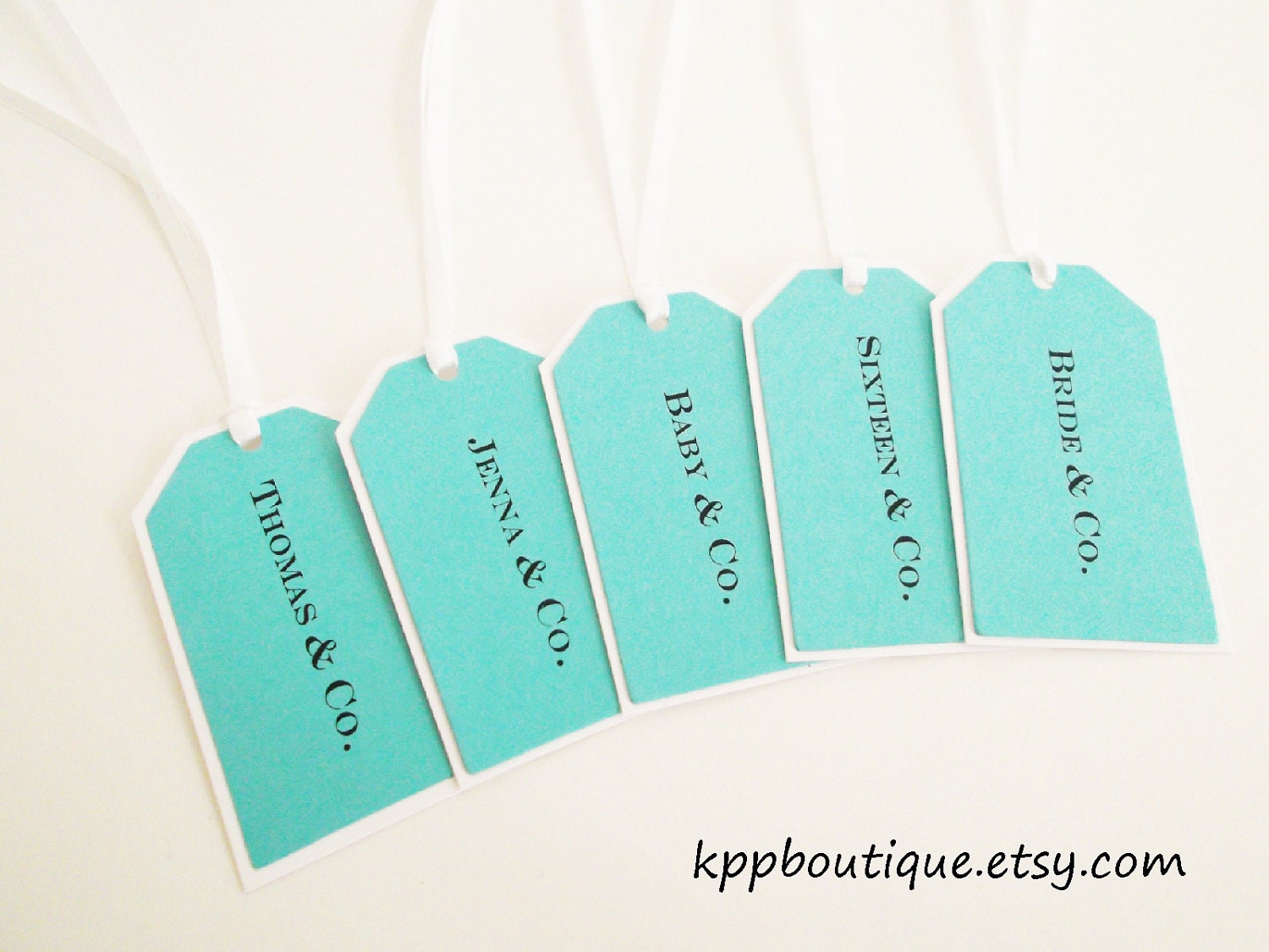 Tiffany & Co. Inspired Personalized Favor Tags (12)