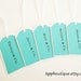 Tiffany & Co. Inspired Personalized Favor Tags (12)