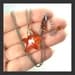 Sun Kissed Starfish Necklace 14K Gold Fill Sterling Silver Swarovski Orange Blush Crystal Starfish Necklace