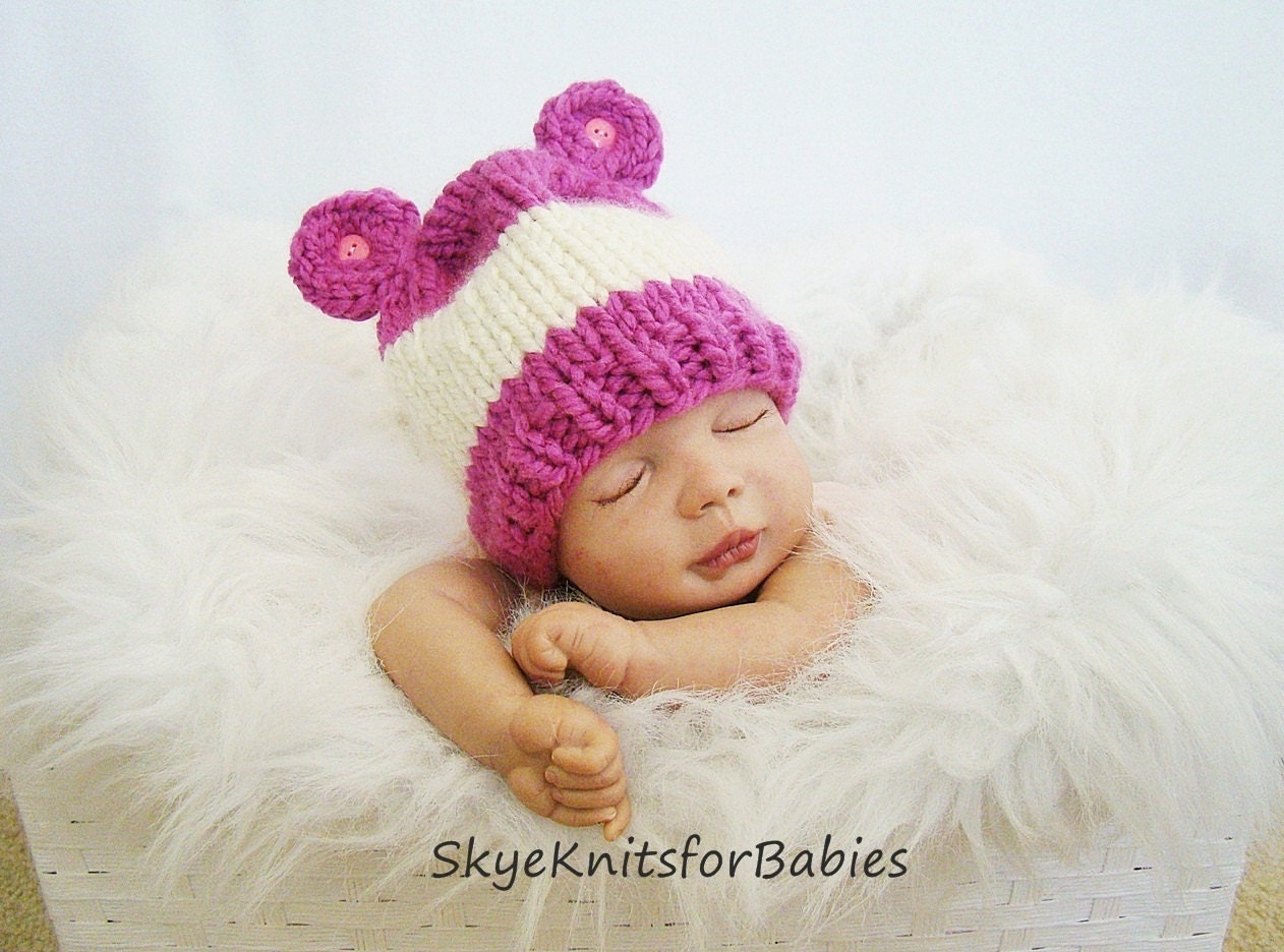 My Little Bear Baby Hat - Beautiful Photo Prop - Ready to Ship