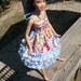 barbie doll dress blue Rhumba Ruffles