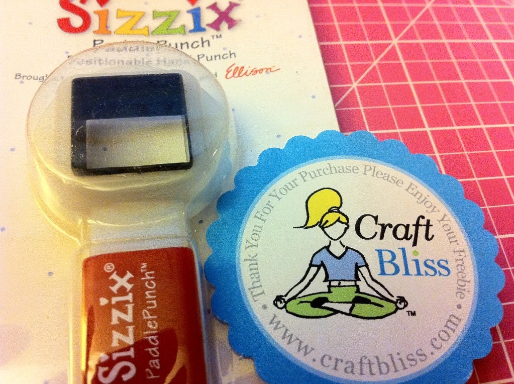 Sizzix Paddle Punch Square 1 Brand New In Package 38-0827 Il_570xn