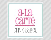 A-LA-CARTE - drink labels Il_170x135
