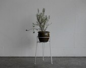 Vintage Mid Century Modern Wire Plant Stand