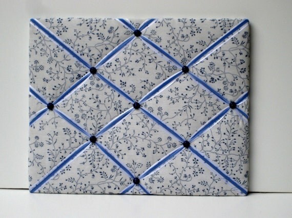 Photo Memory Board in the French Memo board style for storage and display or your Wedding Decor