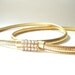 Gold Snake Belt, Skinny Stretch Belt, Rhinestone Sparkle, Glam Fashion, New Years Party