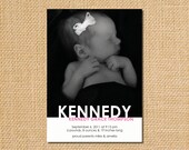 Printable 5x7 Birth Announcement