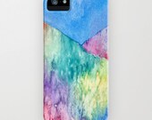 iPhone 5 Case Summer Meadow -  Abstract Art - Designer Cell Phone Cover  - iPhone 5 4 4s 3g Case