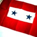 Antique WW1 2 Star Service Flag