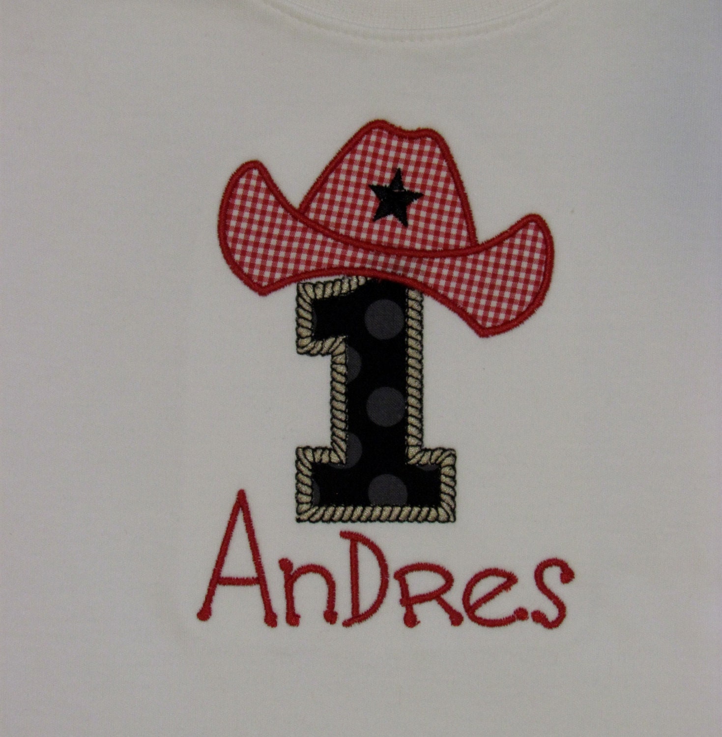 Boys, Cowboy Birthday, Appliqued, Shirt or Onesie, Number or Letter, Farm, Western, YOU DESIGN